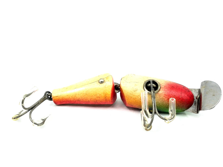 Vintage Creek Chub 2700 Baby Jointed Pikie, 2731 Rainbow Fire Color