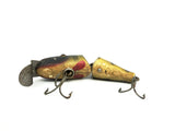 Creek Chub Wooden 2700 Baby Jointed Pikie Minnow, #01 Perch Color