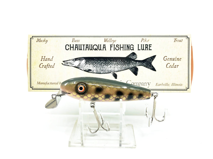 Chautauqua Wiggler, Brown Leopard Color