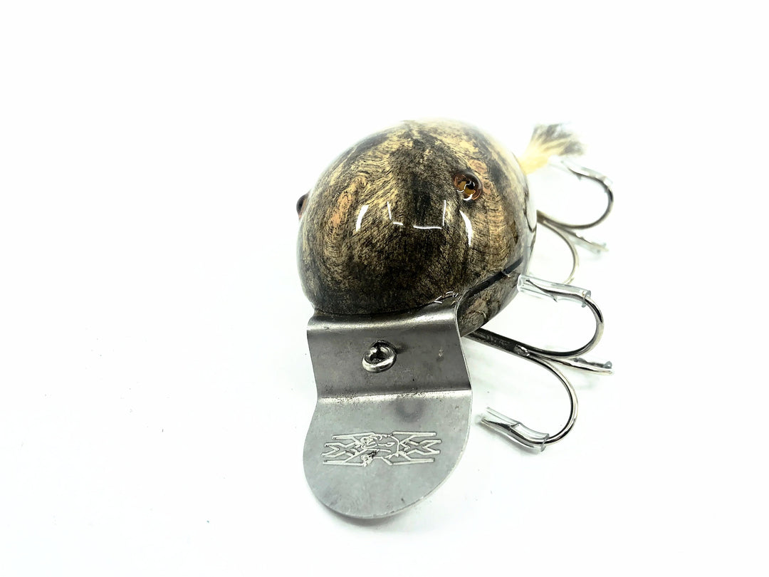 Musky Dan (XXX Lures) Dingbat 2 3/4", Buckeye Burl w/COA