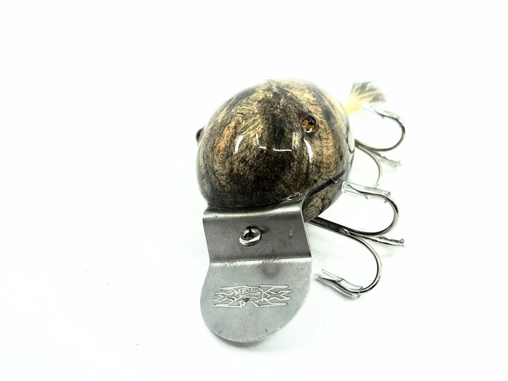 Musky Dan (XXX Lures) Dingbat 2 3/4", Buckeye Burl w/COA