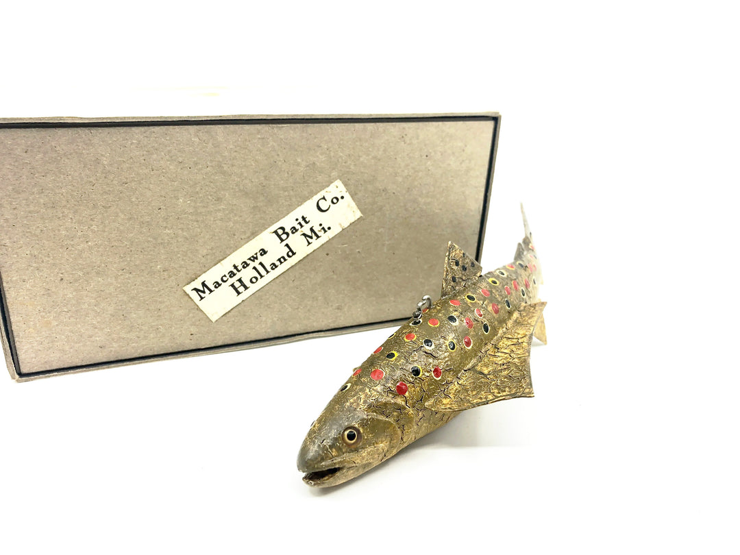 Macatawa Bait Co. Early Brown Trout Spearing Decoy with Box