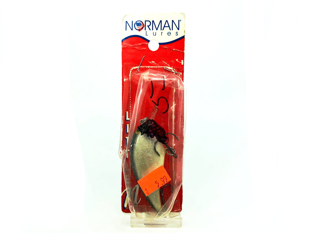Bill Norman Little N GLN-141, Gel Coat White Green Fleck Color on Card