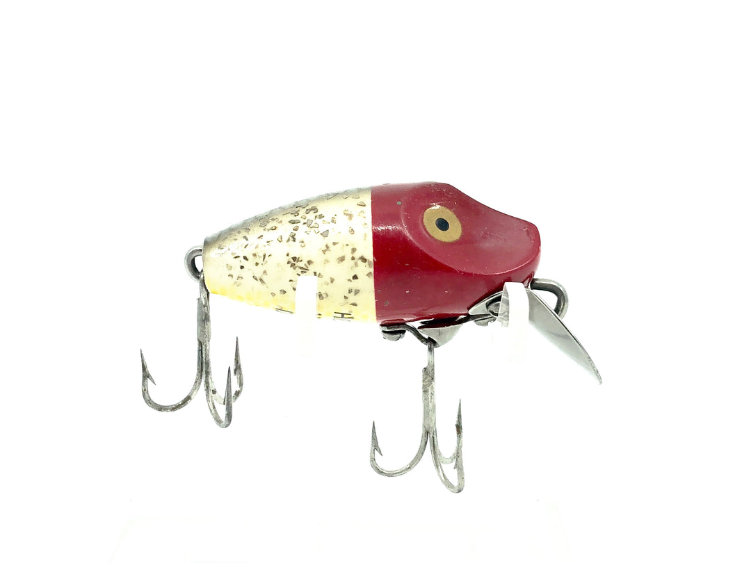 Heddon Midgit Digit River Runt Spook 9020, RHF Red Head/Flitter Color
