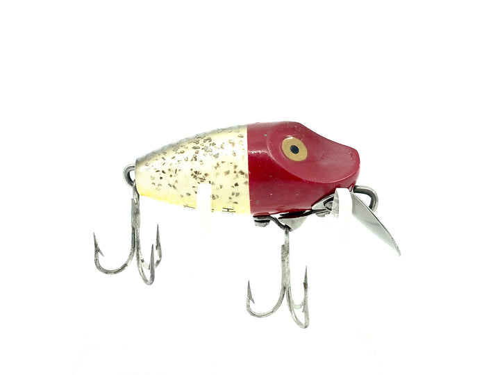 Heddon Midgit Digit River Runt Spook 9020, RHF Red Head/Flitter Color