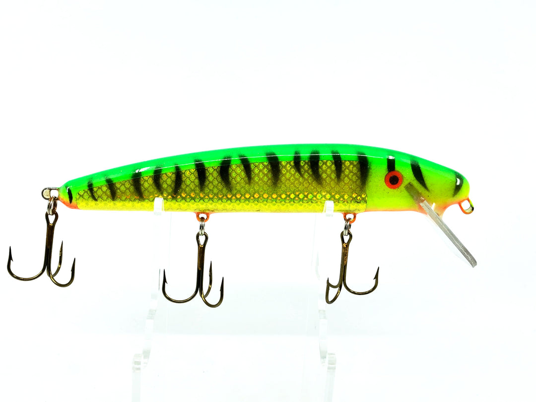 Slammer 7" Prism Minnow Lure, Prism Fire Tiger Color