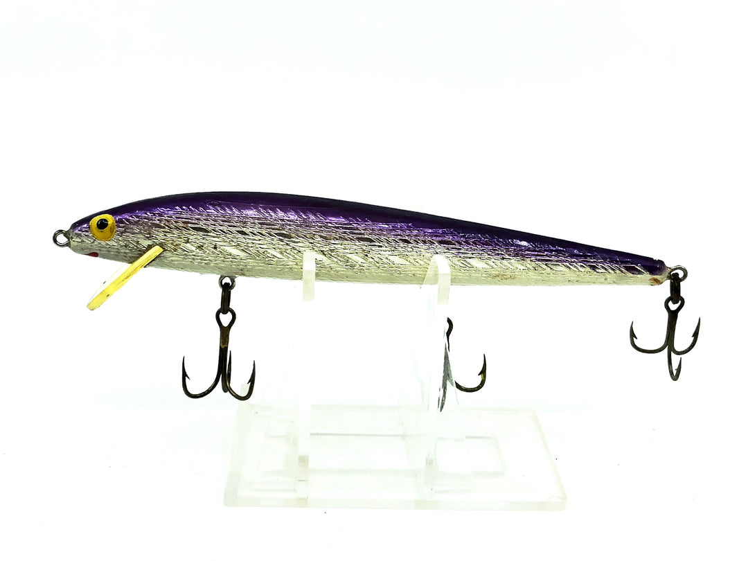 Rebel Floating Minnow F20, #05 Silver/Purple Back Color
