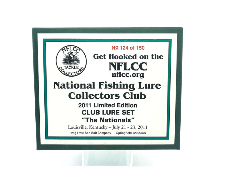 Little Sac Bait Company NFLCC Collectors Club 2011 Limited Edition Club Lure Set #124 of 150