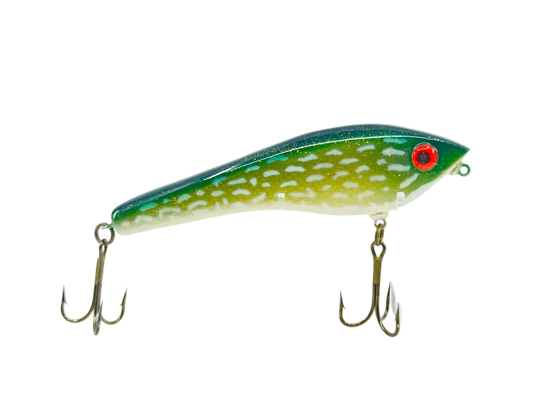 Musky Glide Bait, Hot Pike Color