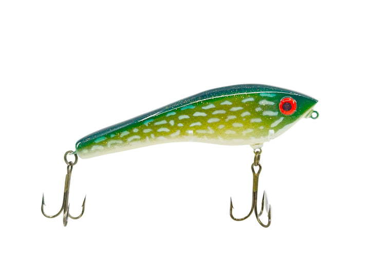 Musky Glide Bait, Hot Pike Color
