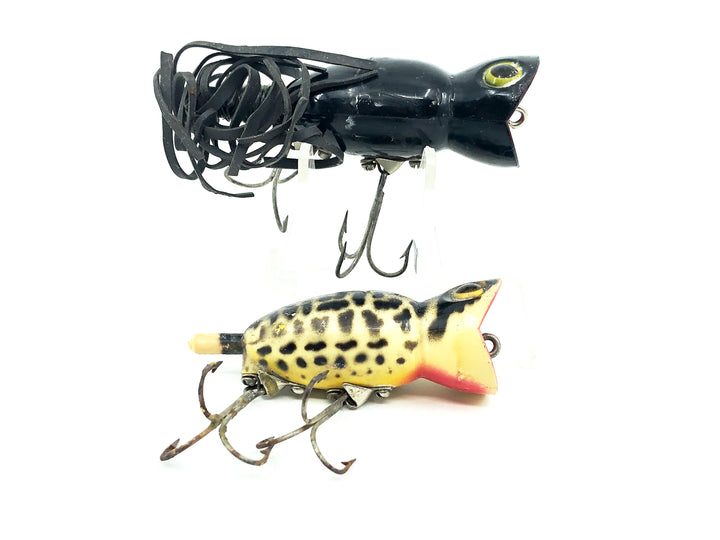 Vintage Hula Popper Combo, Black/Coachdog Color