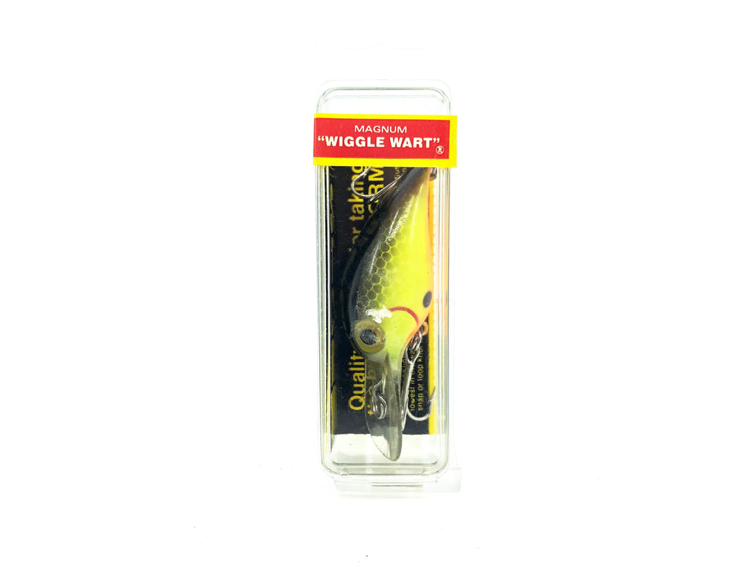 Storm Magnum Wiggle Wart AV56, Chartreuse/Black Shad Color New in Box