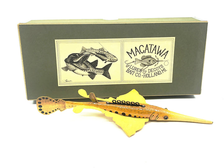 Macatawa Bait Co. Gar Pike Decoy w/Box