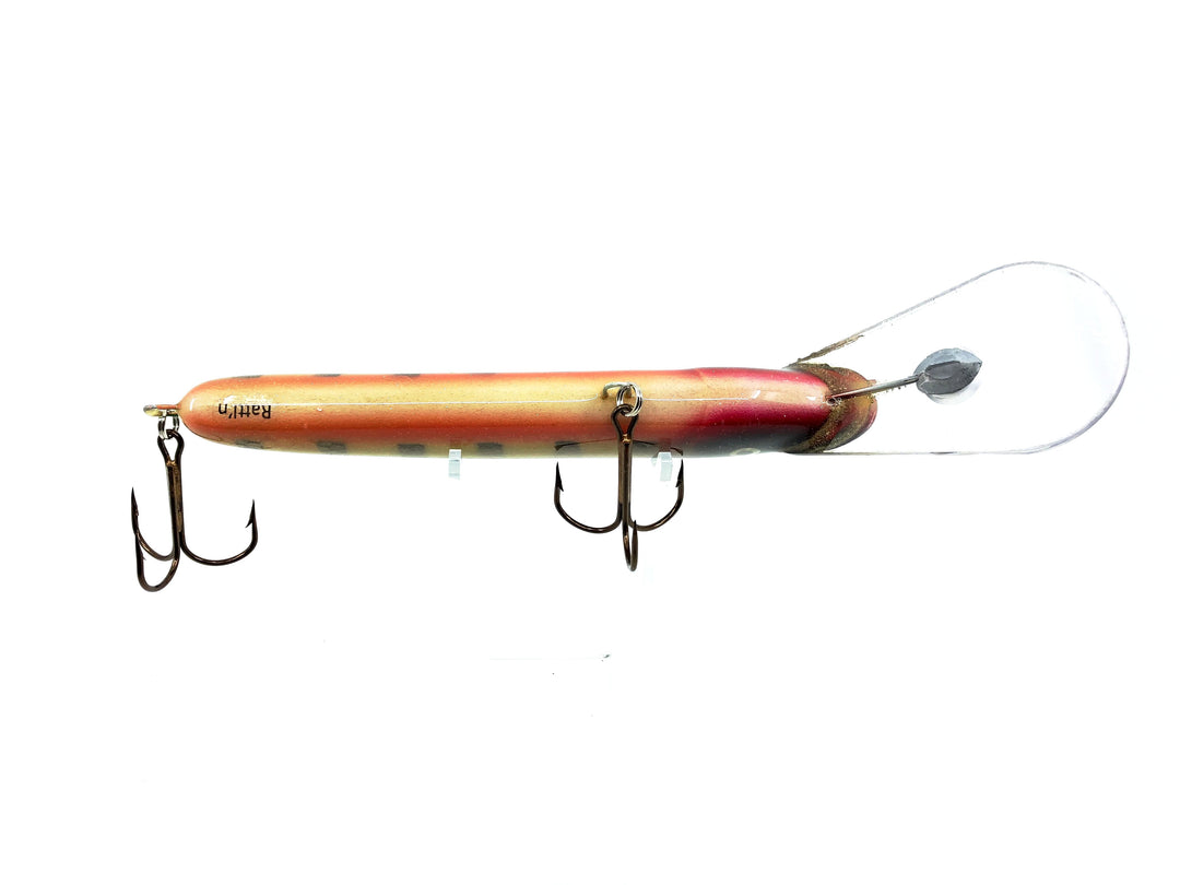 Slammer 7" Deep Diver Minnow Lure, Green Perch Color