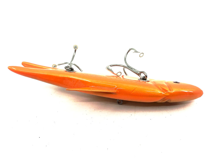 Musky Dan (XXX Lures) Florida Old Style Injured Minnow, Goldfish Color w/COA