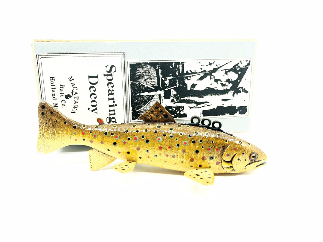 Macatawa Bait Co. Brown Trout Decoy w/Box