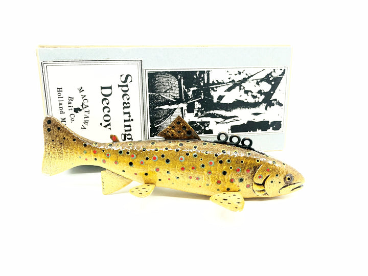 Macatawa Bait Co. Brown Trout Decoy w/Box