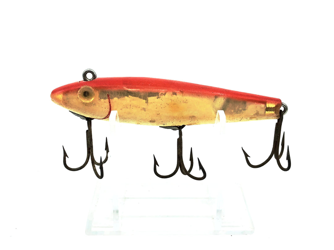 L & S Mirrolure 52M "Sinking Twitchbait", Red/Silver Scale Color