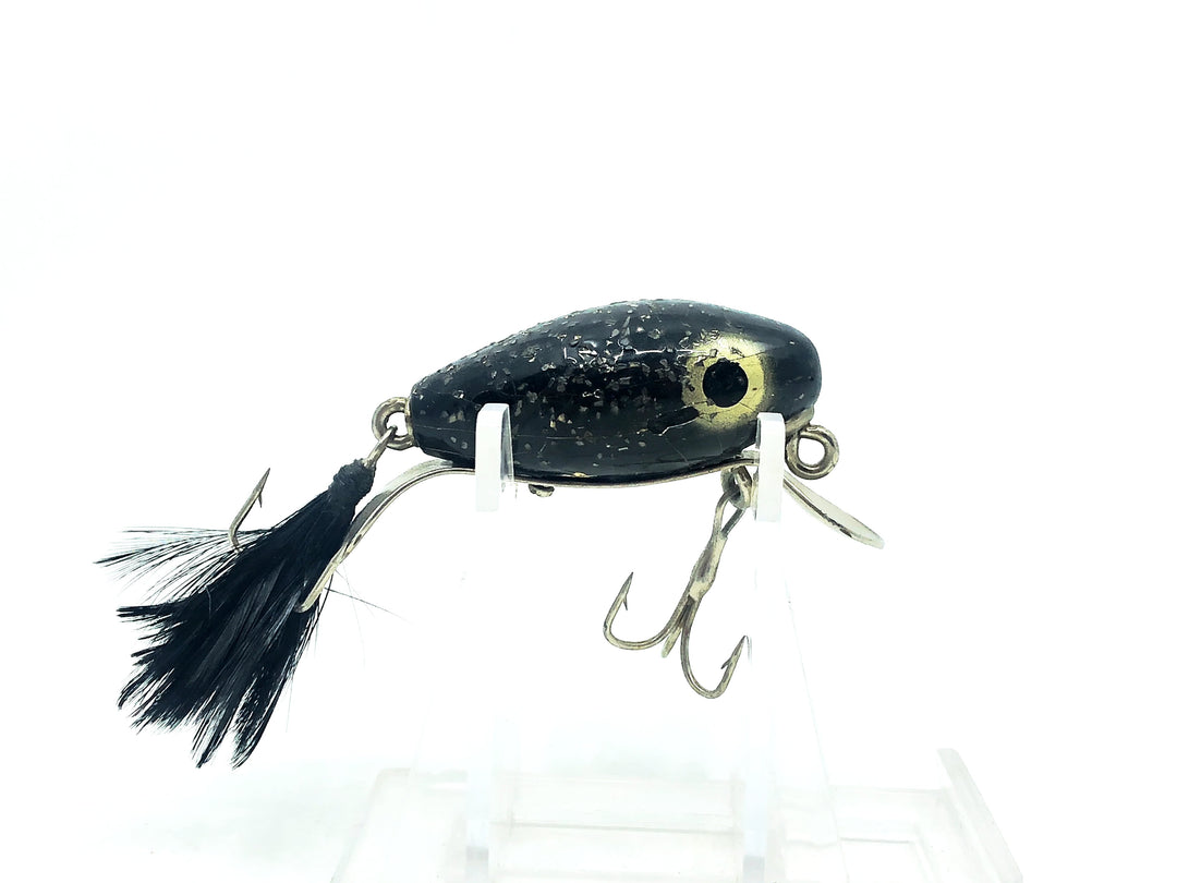 Paw Paw Little Jigger #2600, #29 Black Silver Flitter Color