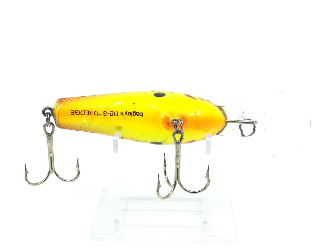 Bagley's DB3 Dredge DC9 Dark Crayfish on Chartreuse Color