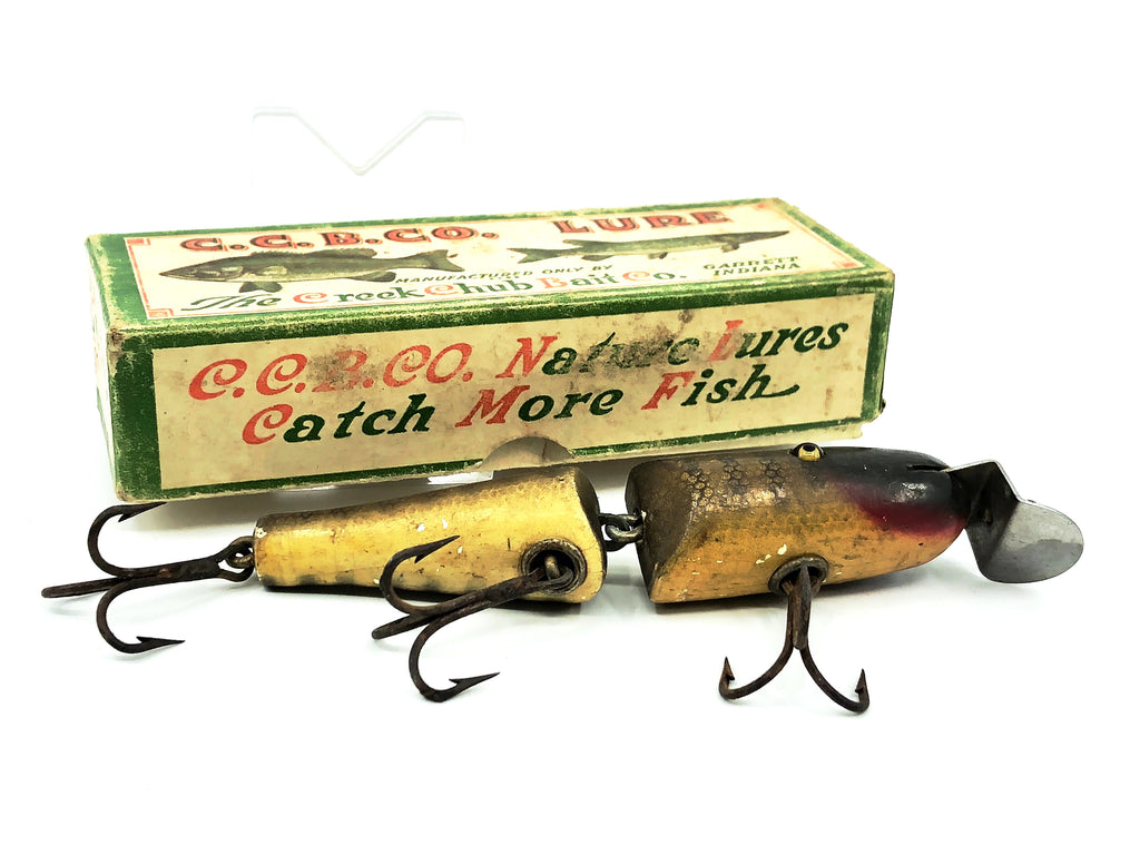 Creek Chub 2600 Jointed Pikie in Perch Color 2601 with Box-Plastic Version Creek Chub 2600 Jointed Pikie in Perch Color 2601 with Box-Plastic Version