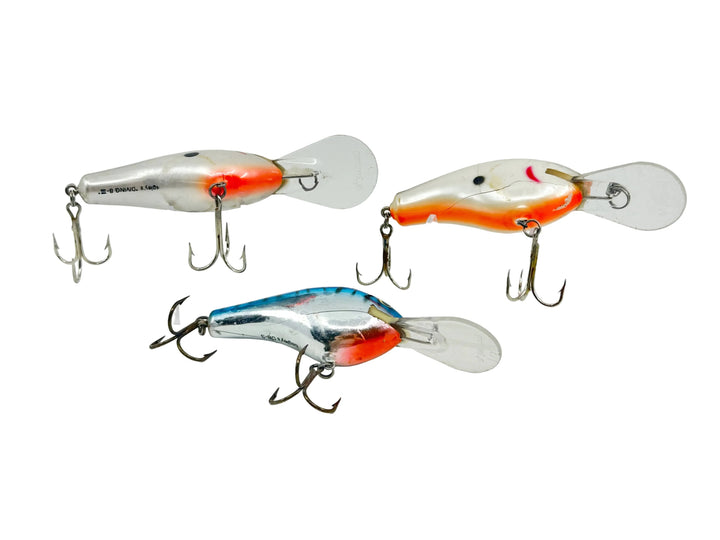 Bagley Diving Balsa 3 "DB3" Trio Pack - Fine Cracks - Fish / Fix Lot