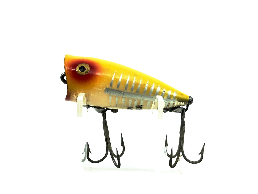Heddon Chugger Spook Jr. 9520, XRY Yellow Shore Minnow Color