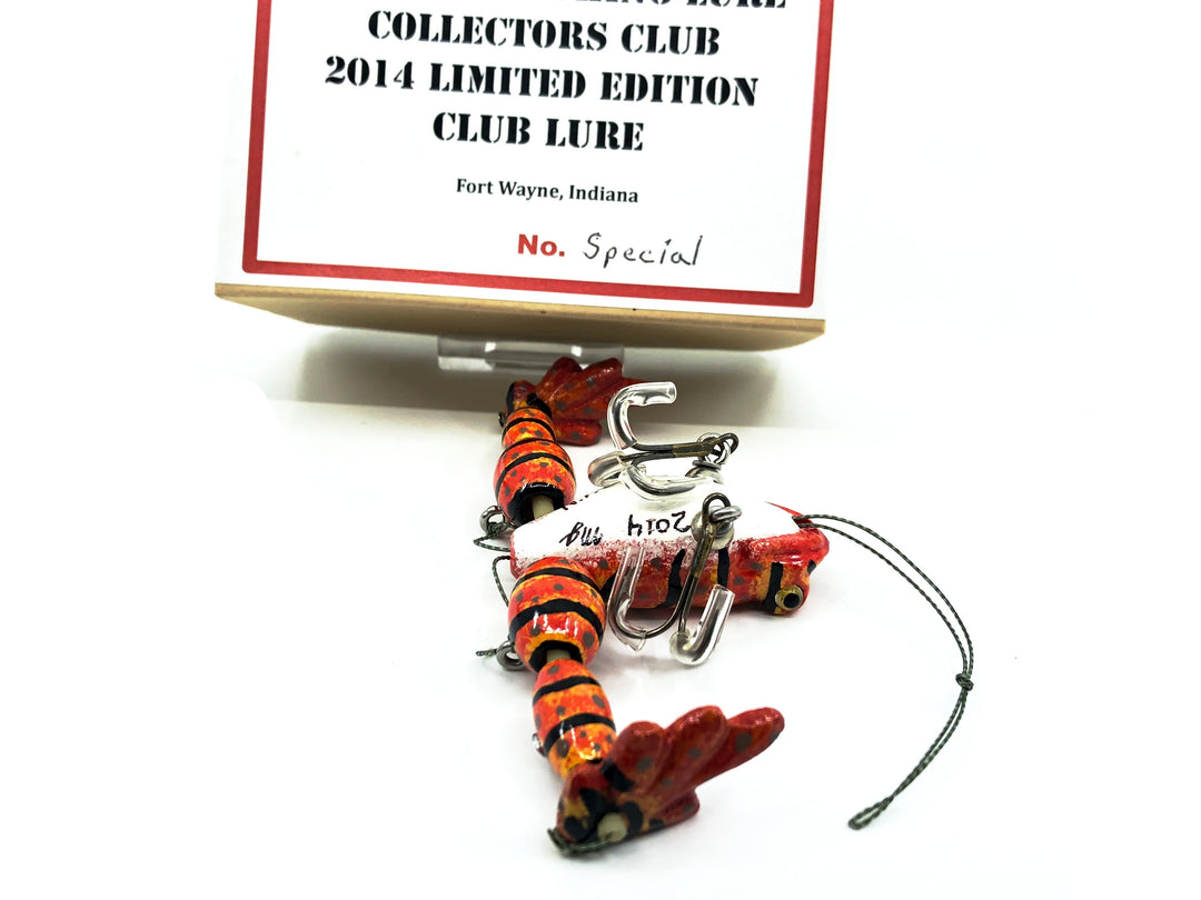 NFLCC Collectors Club 2014 Limited Edition Club Chautauqua Custom Pond Hopper, Special Orange Poison Dart Frog Color