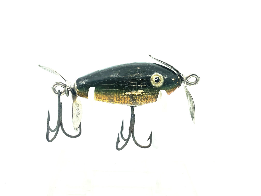 Shakespeare Midget Spinner, Green Perch Color