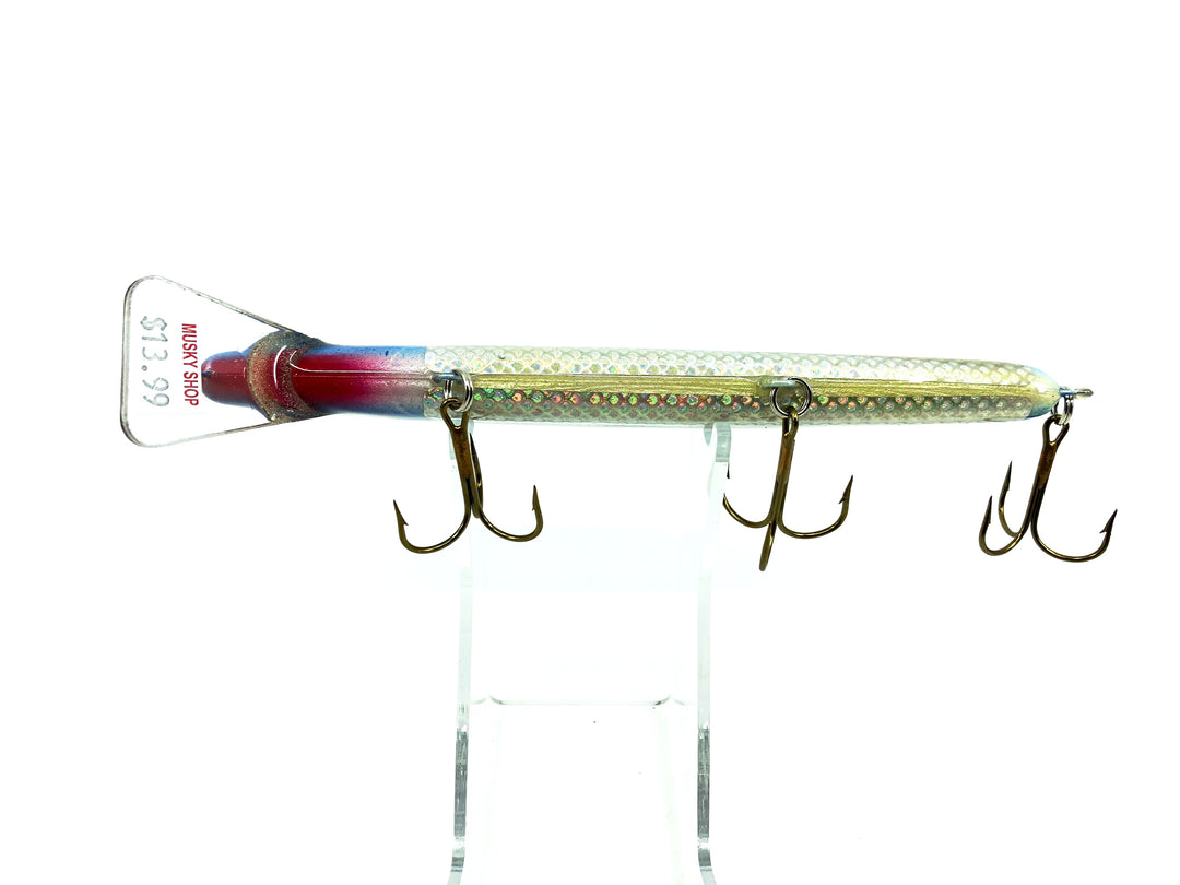 Slammer 7" Minnow Lure, Holographic Blue