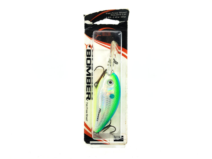 Bomber Fat Free Shad Square Lip, Dance's Citrus Shad Color on Card