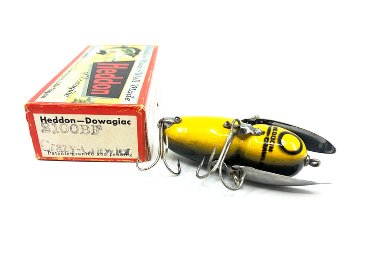 Heddon Crazy Crawler 2100, BF Bullfrog Color with Box