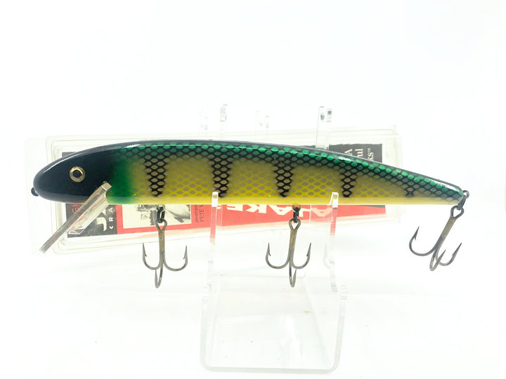 Jake 10" Musky Bait, Perch Color New on Card