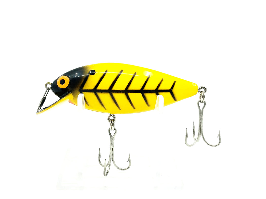 Bomber Speed Shad 4S, #20 Yellow/Black Ribs Color