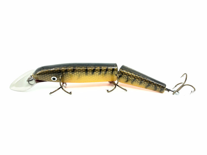 Jointed Musky Lure 8", Yellow Tiger Musky Color