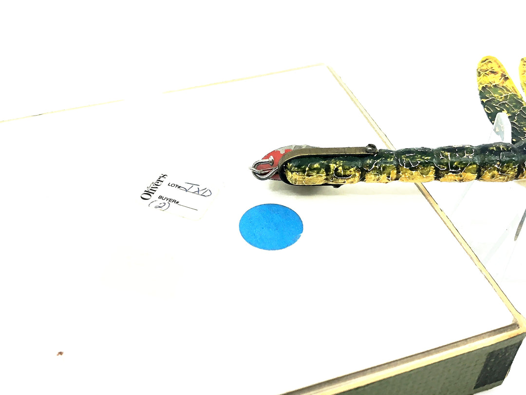 Macatawa Bait Co. Dragonfly, Green/Yellow w/Box