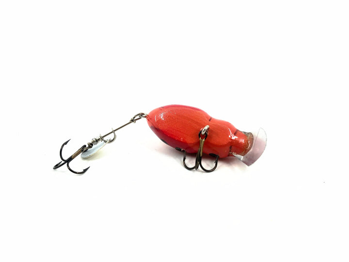 Contemporary Fly Rod Creek Chub Beetle, Made By Gary Bowles, Orange Beetle Color