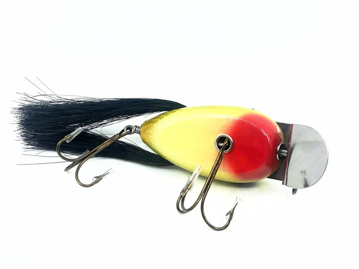 Musky Dan (XXX Lures) Giant Dingbat 3 7/8", Gold Scale/Black Back w/COA