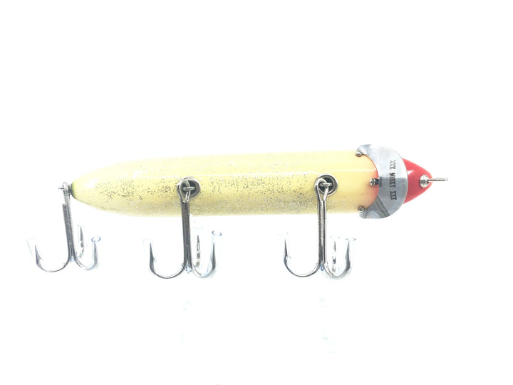 Musky Dan (XXX Lures) Musky Vamp, Silver Flitter Color