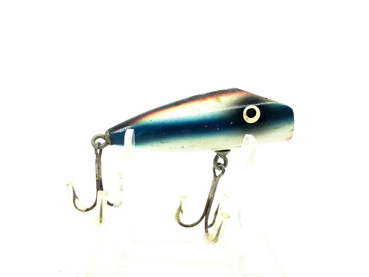 Eppinger Dardevle Osprey Bass Plug, White/Red, Blue, Black Stripes Color