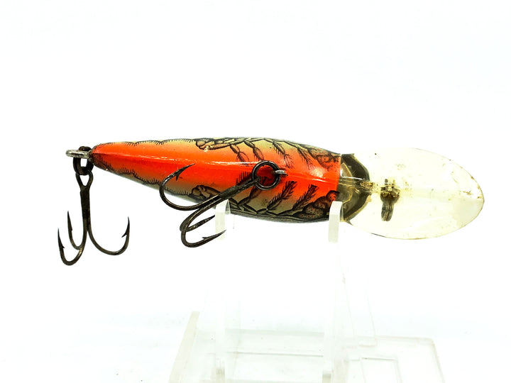 Bomber Model A 7A, XC2 Dark Green Craw/Orange Belly Color, Screwtail Model