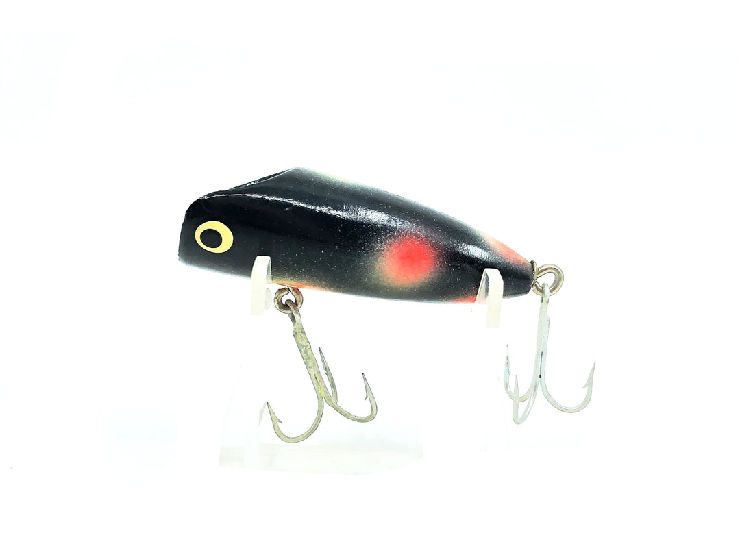 Eppinger Dardevle Osprey Bass Plug, #5405 Black/White Spot-Red Dot Color
