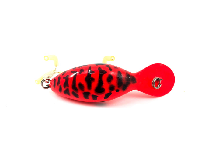 Heddon Clatter Tad, #63 Red Dog Color