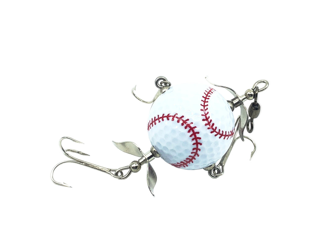 Musky Dan (XXX Lures) Golfer Lure, Baseball Color
