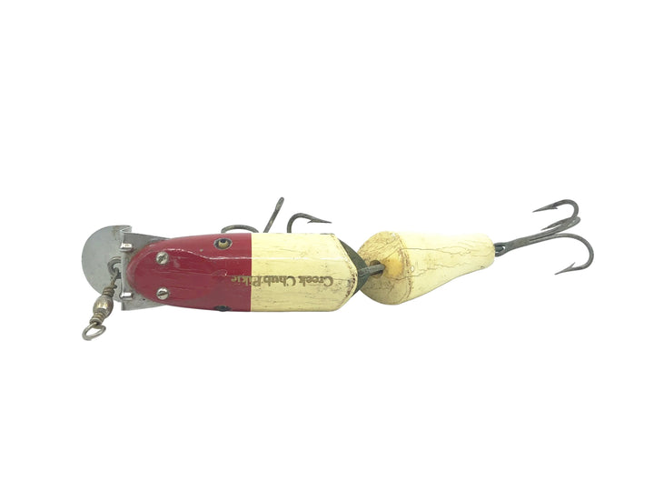 Creek Chub Jointed Snook Pikie 5500, Red Head/White Color 5501