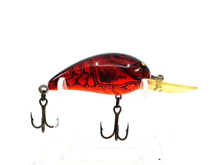 Bomber Model A 6A, XC5 Apple Red Crawdad/Orange Belly Color Screwtail