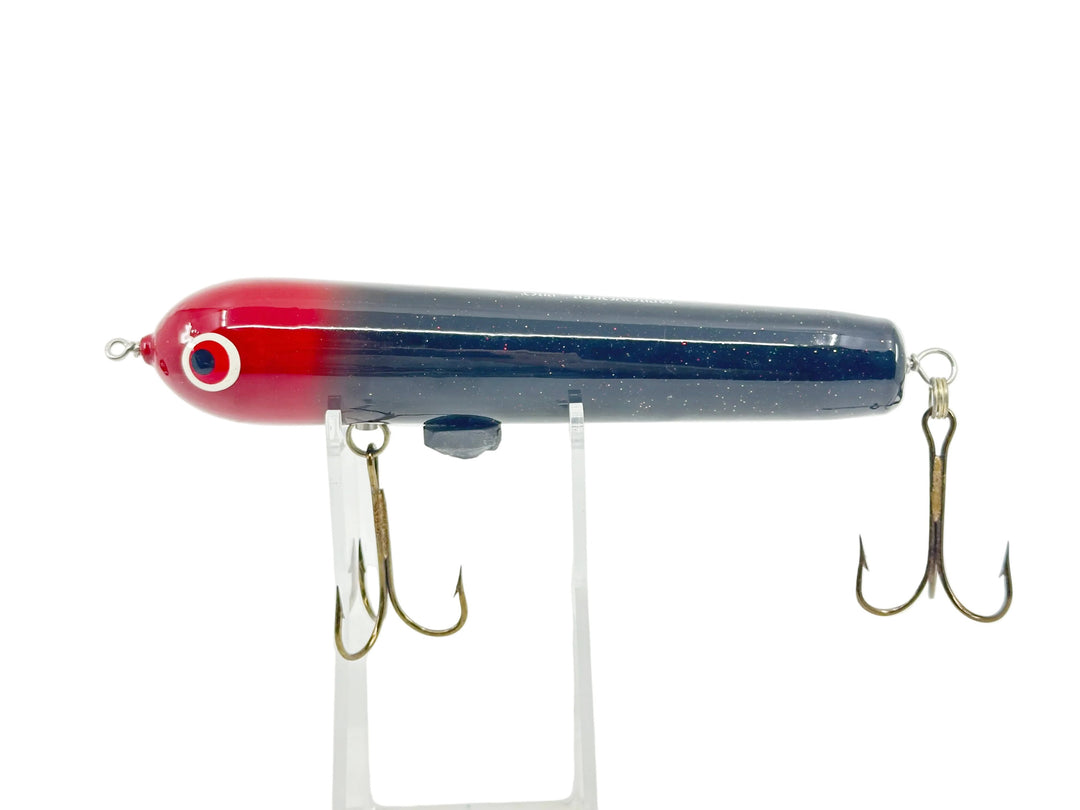 Provoker Pro Topwater Bait, Black/Red Head Color