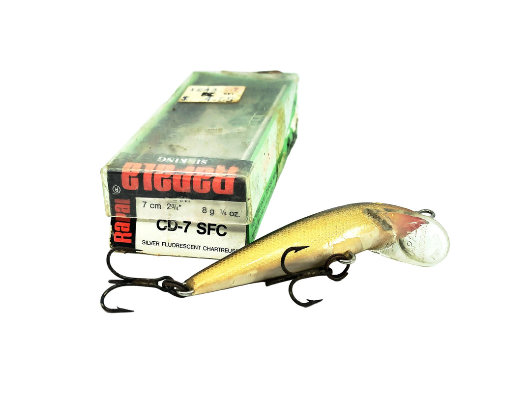 Rapala Countdown Minnow CD-7 G, Gold Color w/Box
