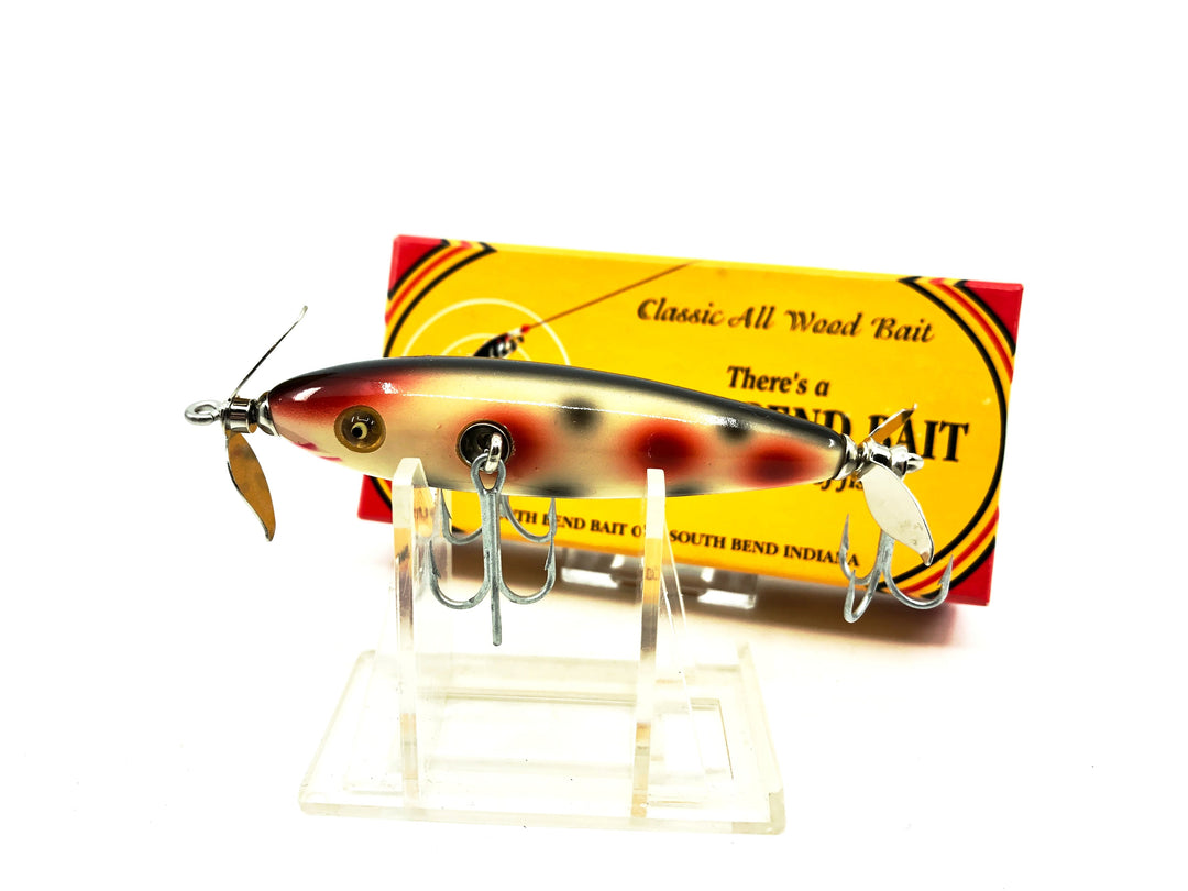 Luhr-Jensen South Bend Wooden Minnow NFLCC 2004 Strawberry Color with Box