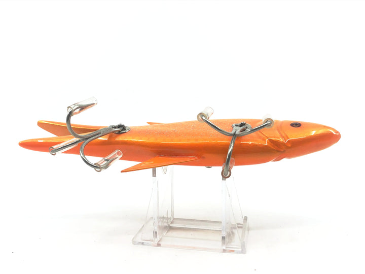 Musky Dan (XXX Lures) Florida Old Style Injured Minnow, Goldfish Color w/COA